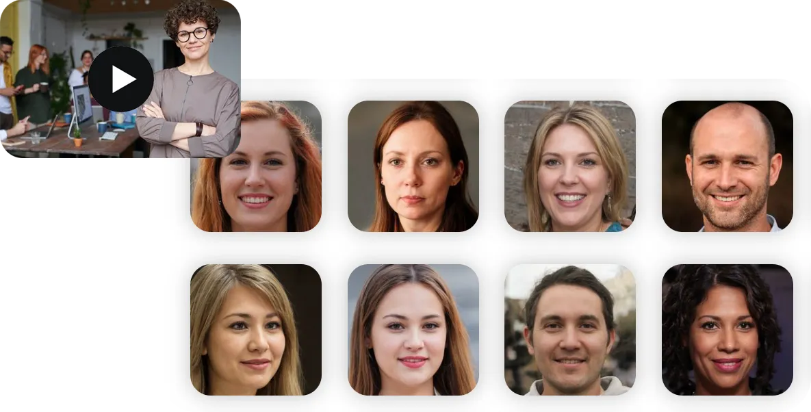 Personalized internal video channels for employees