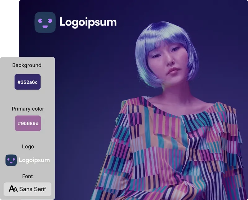 Applying brand colors and logo to a Teyuto channel