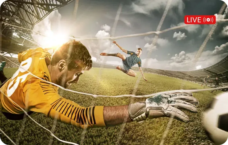 Low-latency live sports stream
