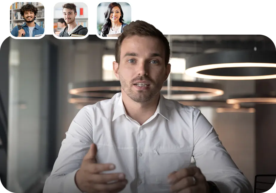 Teyuto video integrated into a learning management system