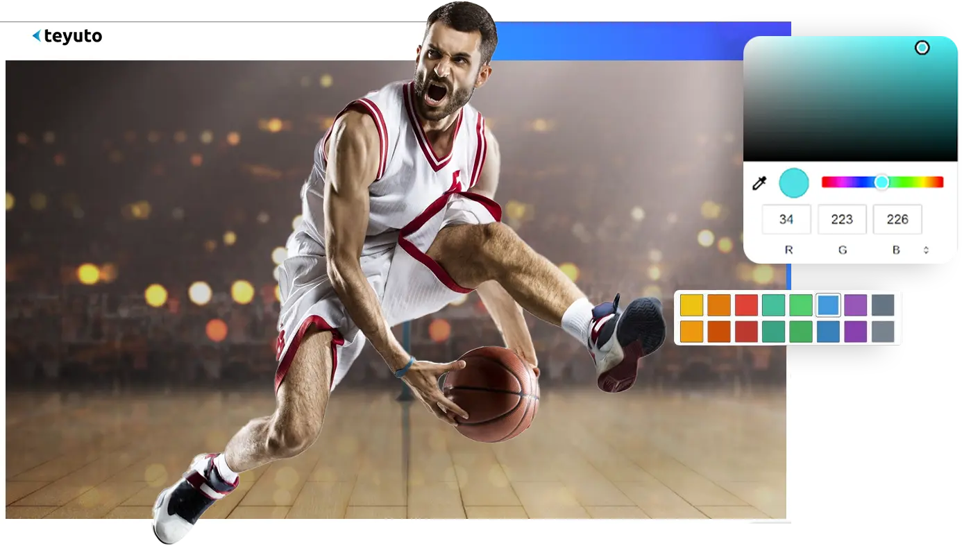 Live event streaming platform built with Teyuto
