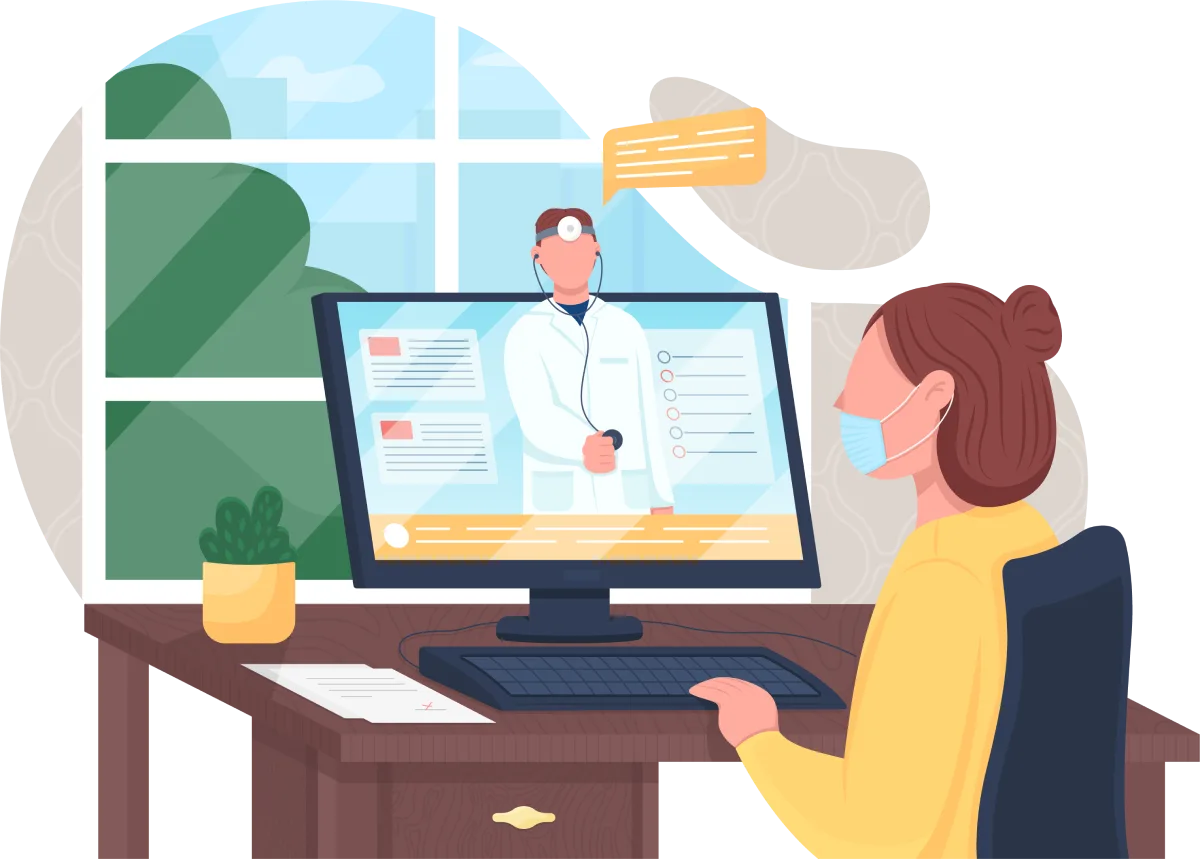 Doctor sharing patient education videos online