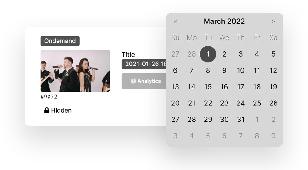 Scheduling video releases in Teyuto